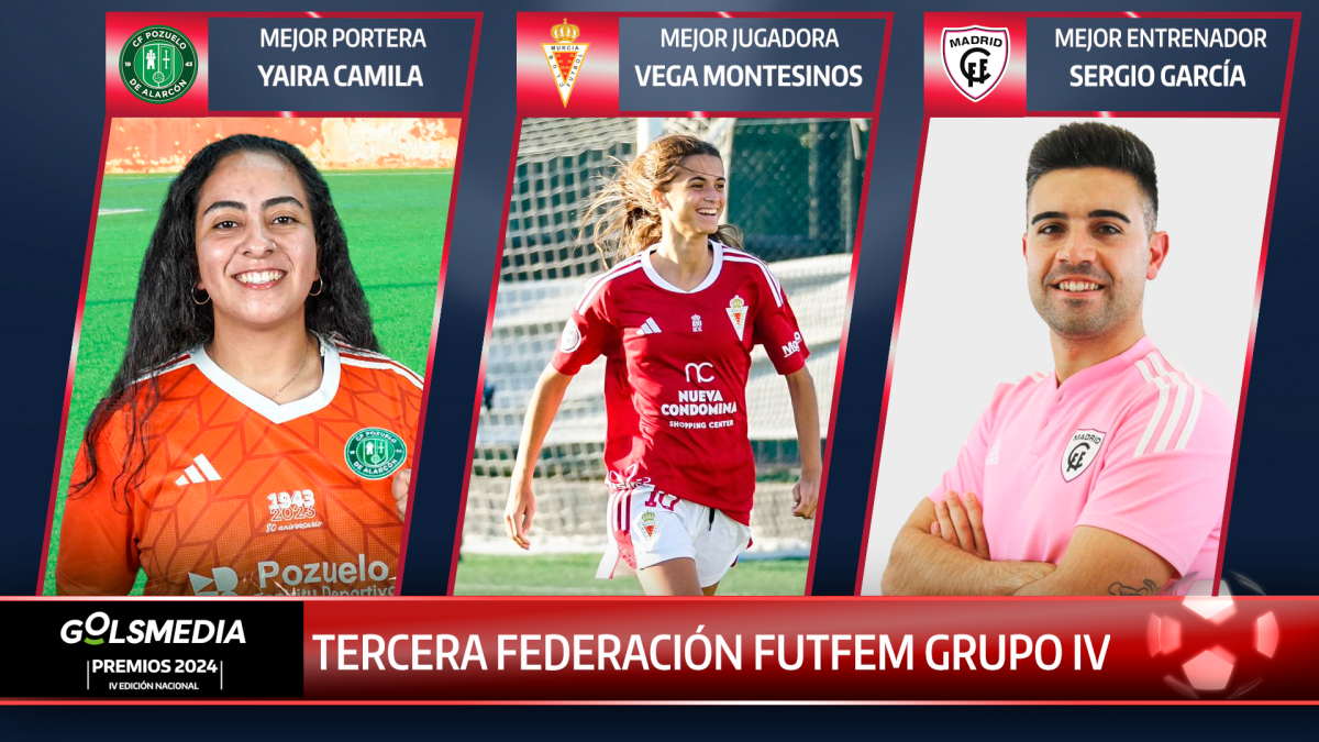 Ganadoras de un Premio Golsmedia 2024 de la Tercera Federación Futfem Grupo 4. 