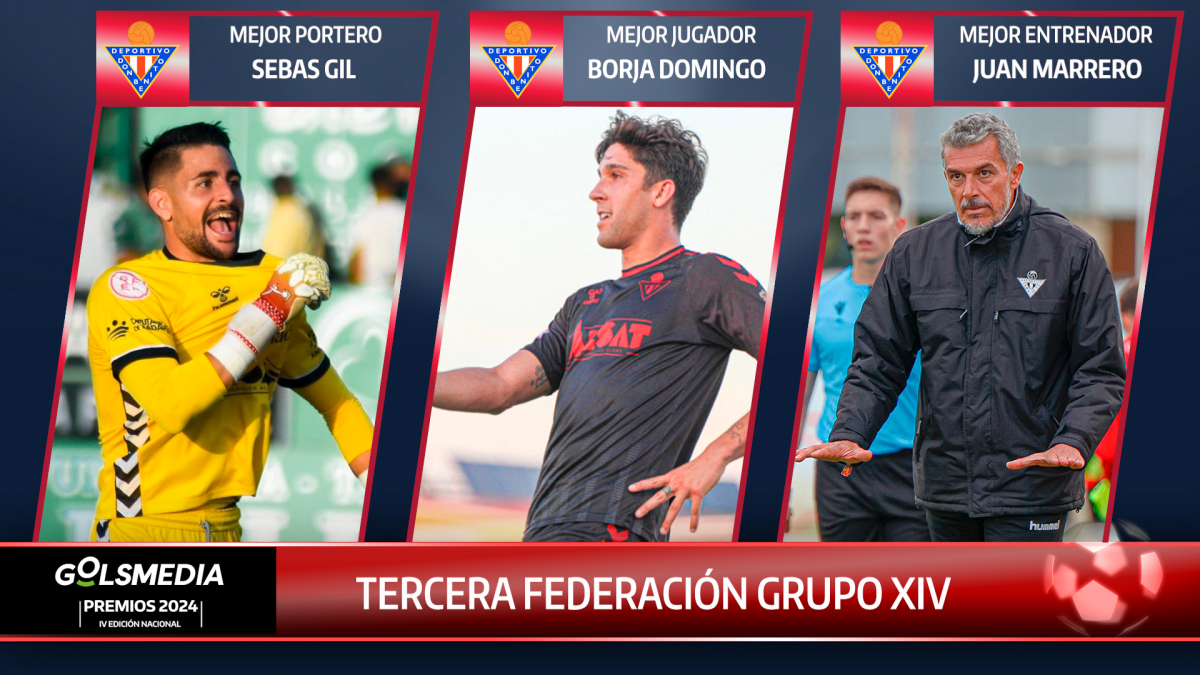 Ganadores de los Premios Golsmedia 2024 Tercera Federación Grupo 14.