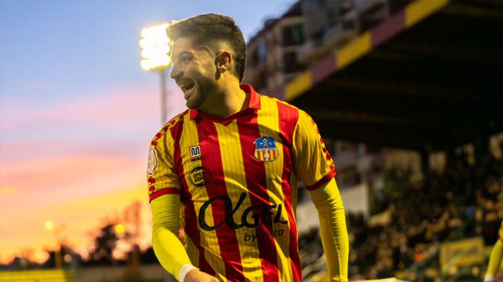 Lucas Viña, jugador de la UE Sant Andreu. Foto: club.