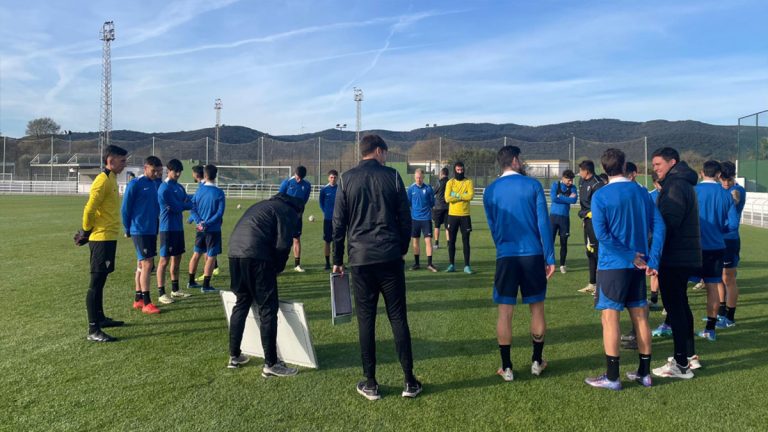 Entrenamiento del Algeciras CF. Foto: club.