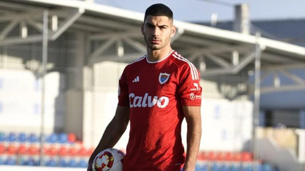 Ángel Cano, nuevo jugador del Bergantiños. Foto: Bergantiños.