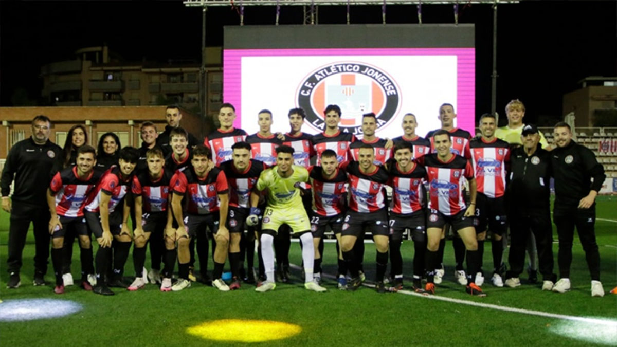 Plantilla del CF Atlético Jonense. Foto: club. 