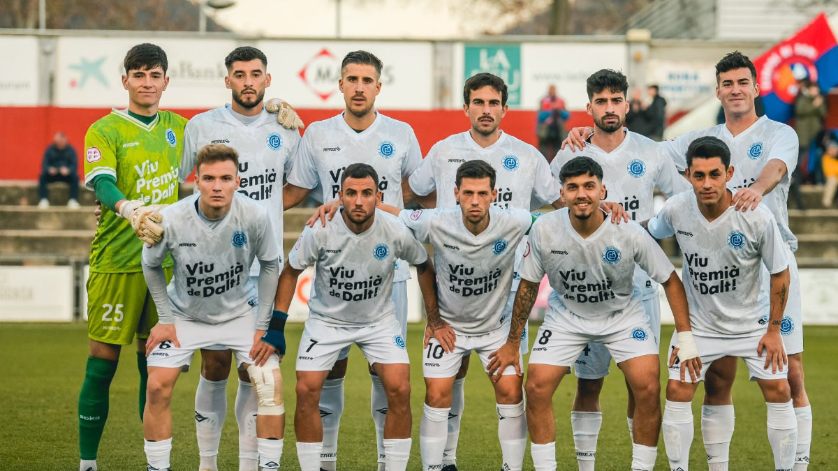 Once en un partido del Badalona Futur. Foto: CF Badalona Futur.