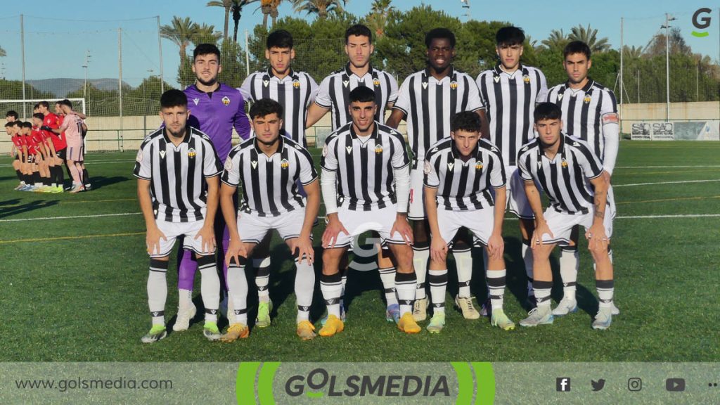 Once del CD Castellón B en la liga.