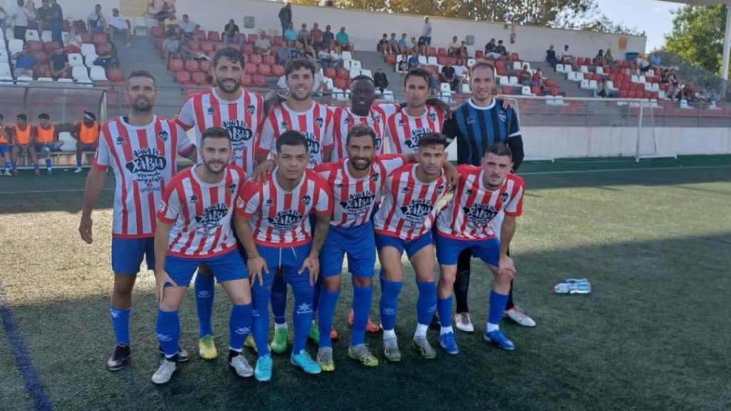 Once del CD Jávea en la liga. Foto: CD Jávea.