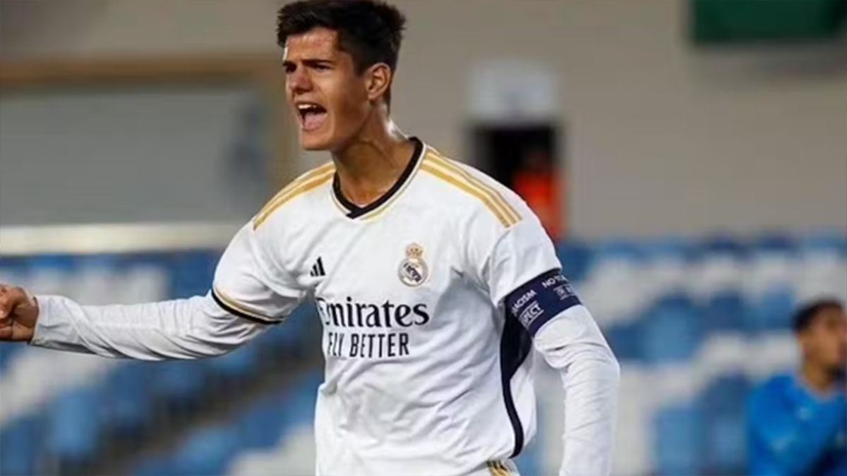 Chema Andrés, prometedor pívote del Real Madrid. Foto: Real Madrid. 