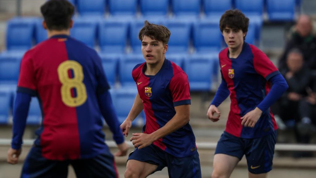 Partido del FC Barcelona Juvenil. Foto: FC Barcelona. 