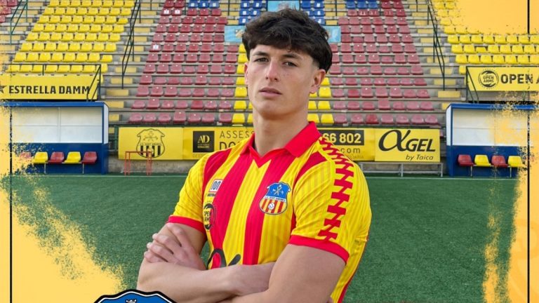 Yeray Izquierdo, nuevo jugador de la UE Sant Andreu. Foto: club.