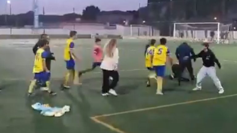 Violencia en el fútbol base balear. Foto FFIB.