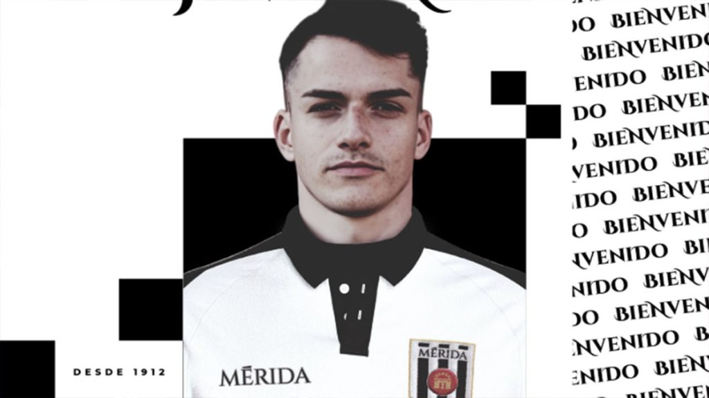 Nil Jiménez, jugador de la AD Mérida. Foto: AD Mérida.