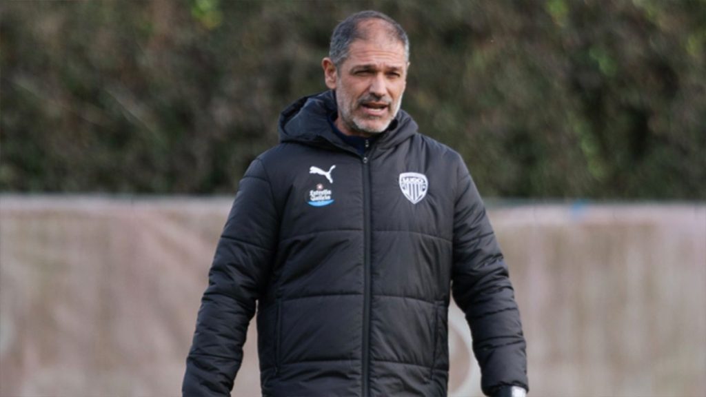 Toni Seligrat en el entrenamiento del CD Lugo. Foto: CD Lugo.