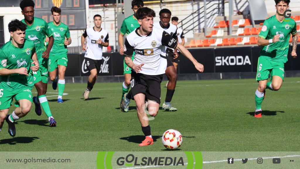 Jaume Durà, jugador del Valencia CF Juvenil.