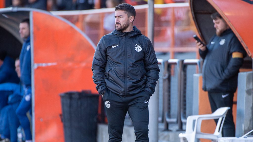 Xavi Giménez, entrenador del Torrent CF. Foto: club.