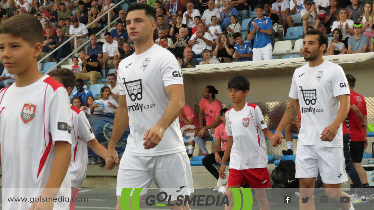 Lucho en el partido del Play-off Olímpic vs Almazora.