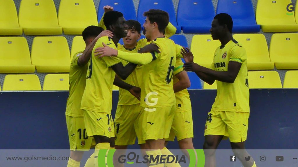 Los jugadores del Villarreal celebrando un gol.