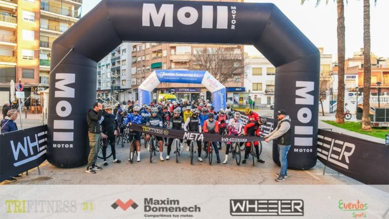 Imágenes de la I Ciclodeportiva La Foguera celebrada el sábado con líneas de salida y meta en nuestro pueblo. Foto: Ajuntament de Canals.