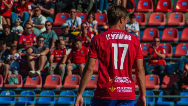 Theo Le Normand, jugador del CD Teruel. Foto: CD Teruel.