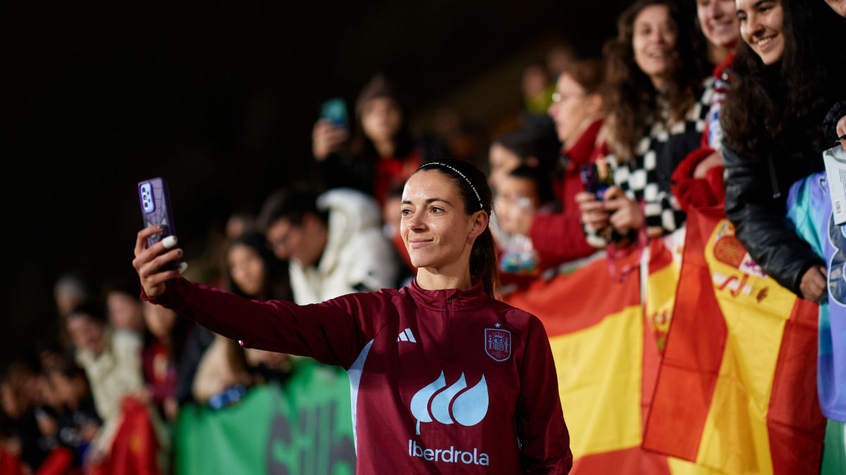 Aitana Bonmatí, "Balón de Oro 2024", estará con la Selección en Valencia el viernes 21. Foto: RFEF. 