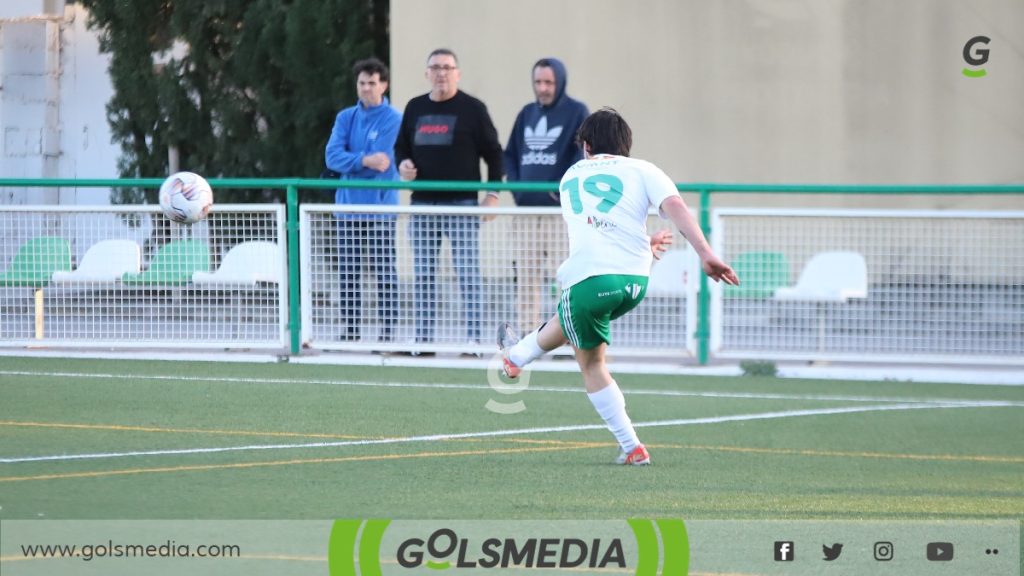 Alberto Germán debutando con el CE Alberic Sucemart.