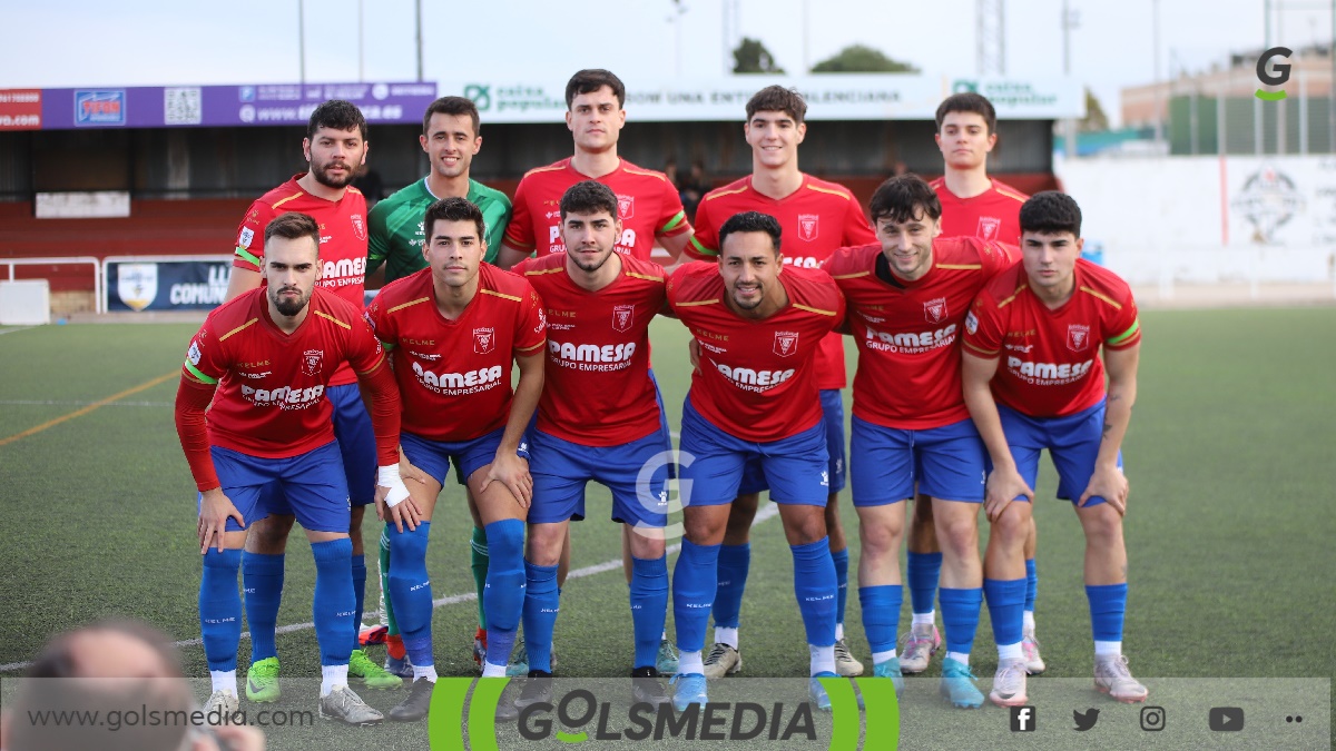 Once del CD Alcora en la liga. 