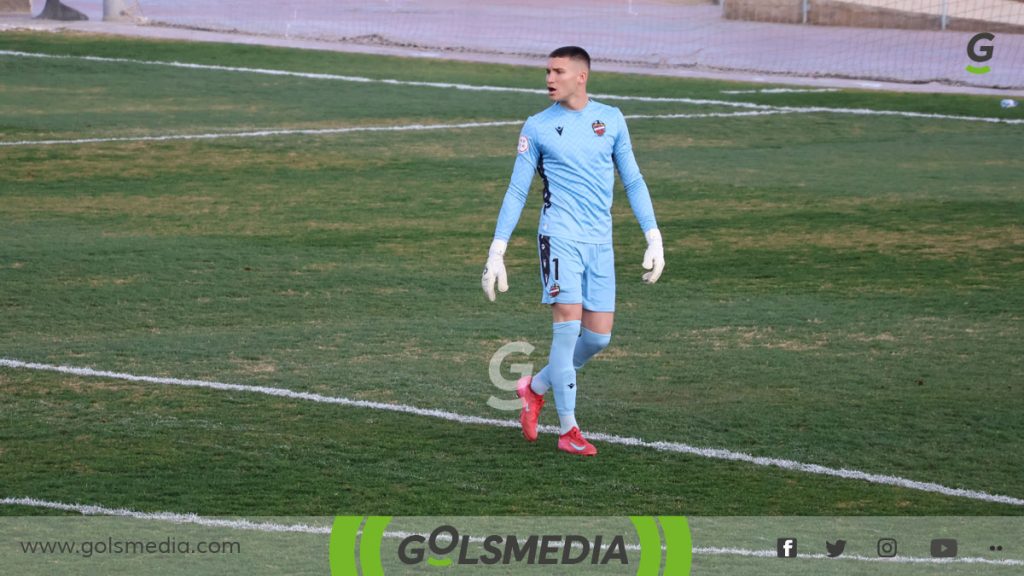 Álex Primo, portero del filial del Levante UD.