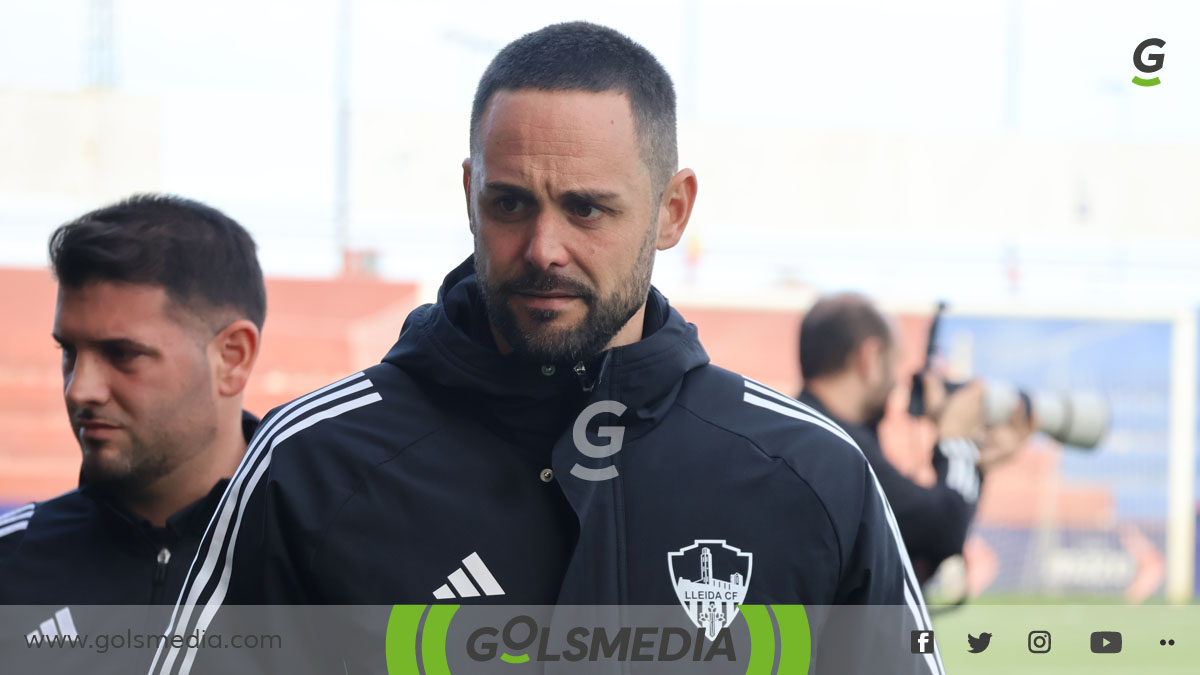 Marc García, entrenador del Lleida CF.