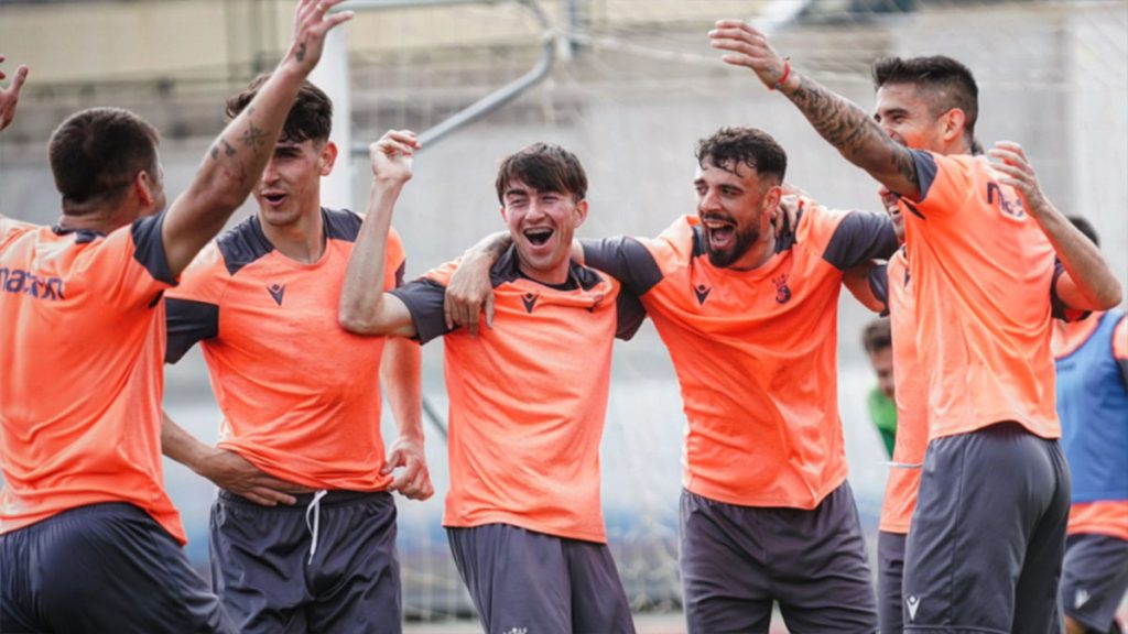 Entrenamiento de la AD Ceuta. Foto: AD Ceuta.