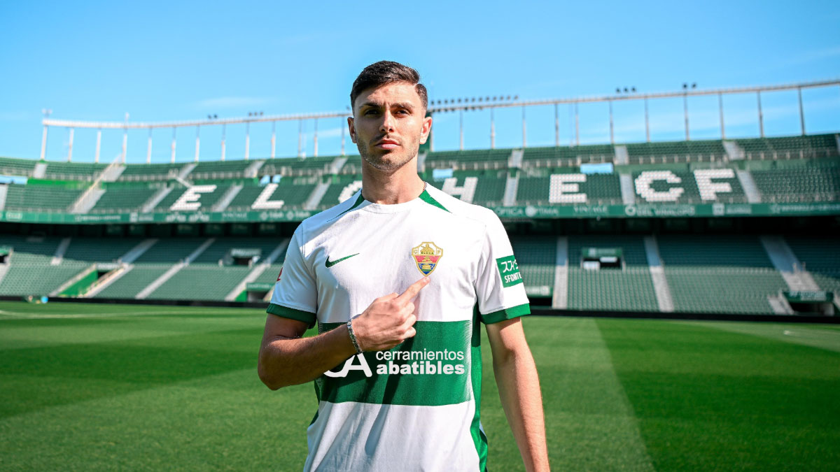 David Rodríguez, nuevo jugador del Elche Ilicitano. Foto: Elche CF. 