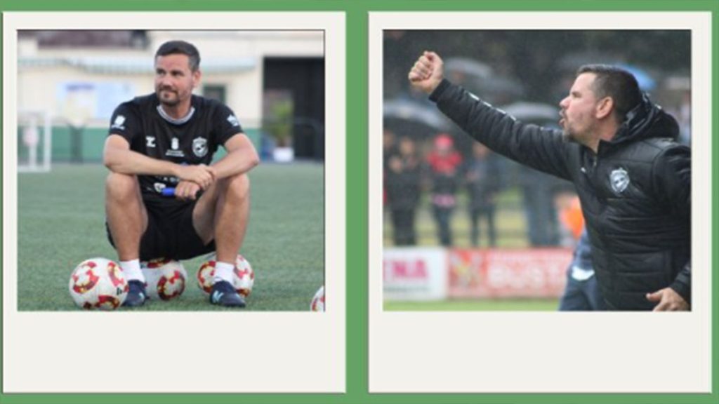 Maxi Barrera, entrenador del Unión Sur Yaiza. Foto: Unión Sur Yaiza.