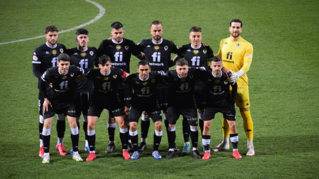 Once del Hércules en la visita al Atlético B. Foto: Hércules CF.