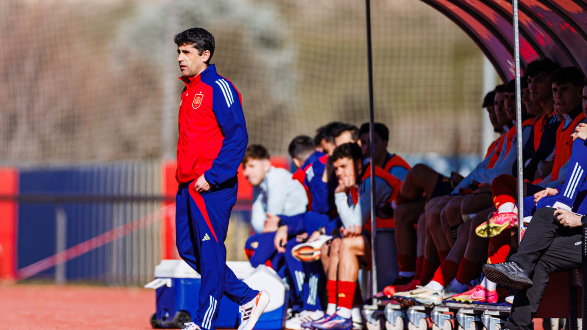 Paco Gallardo, Seleccionador Nacional Sub-17. Foto: RFEF. 