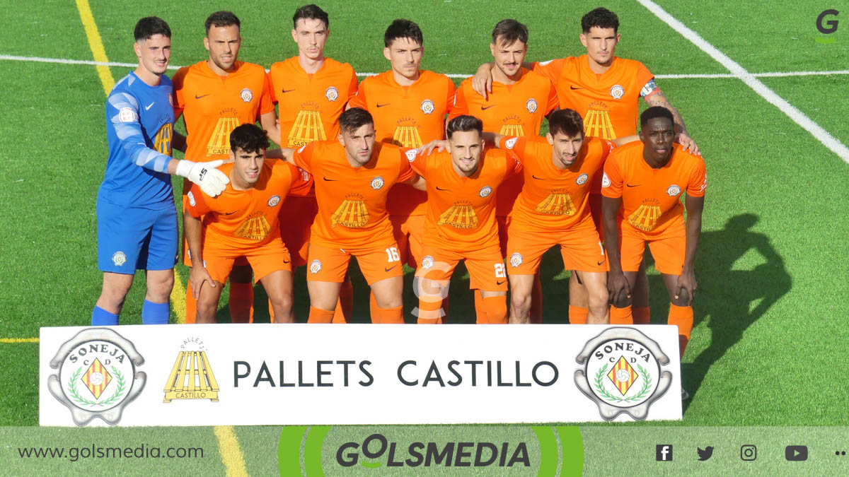 Once inicial del CD Soneja. 