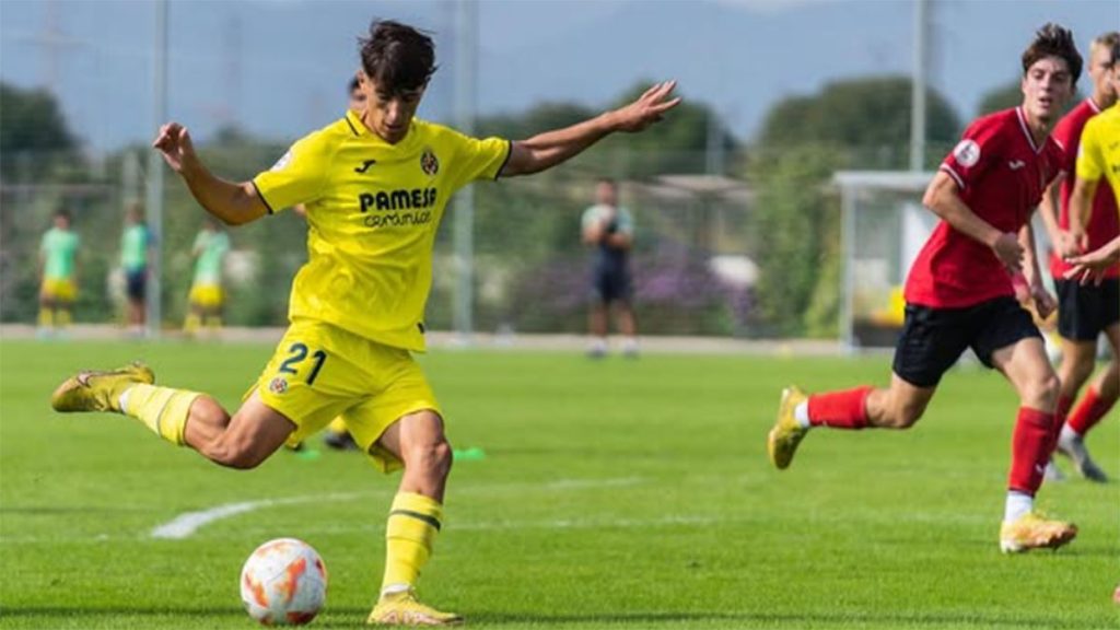 Unax Del Cura, centrocampista ofensivo del Villarreal CF C. Foto: Villarreal CF.