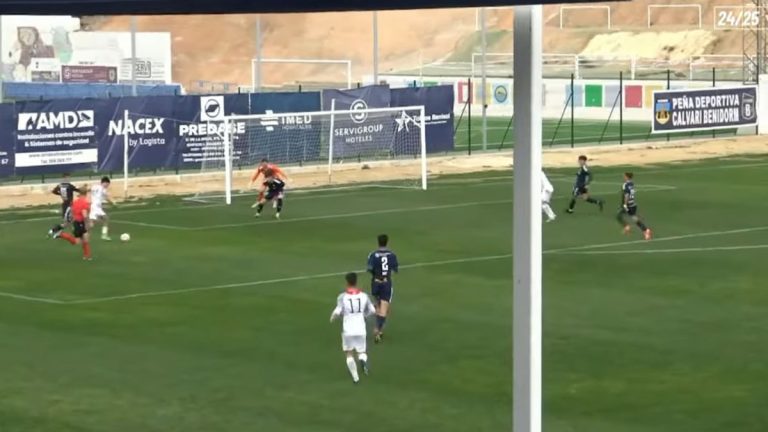 CF Benidorm vs CD Roda. Foto: FFCV.