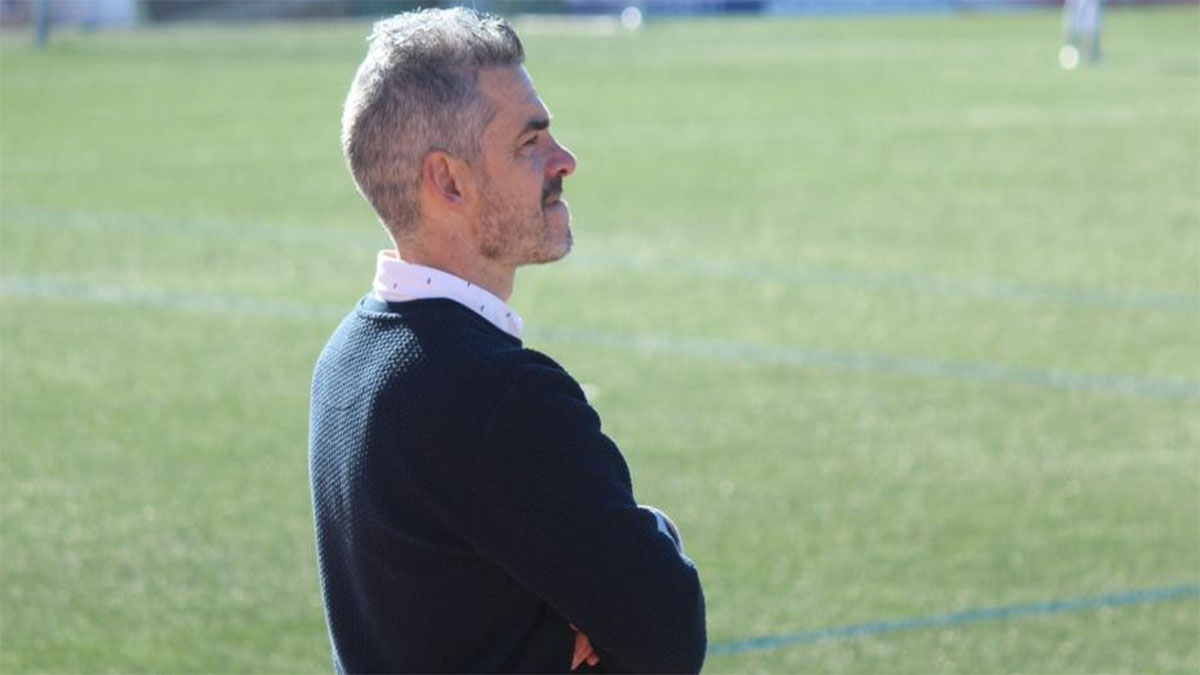 Fernando Lominchar, entrenador del CD Villacañas. Foto: FFCM.