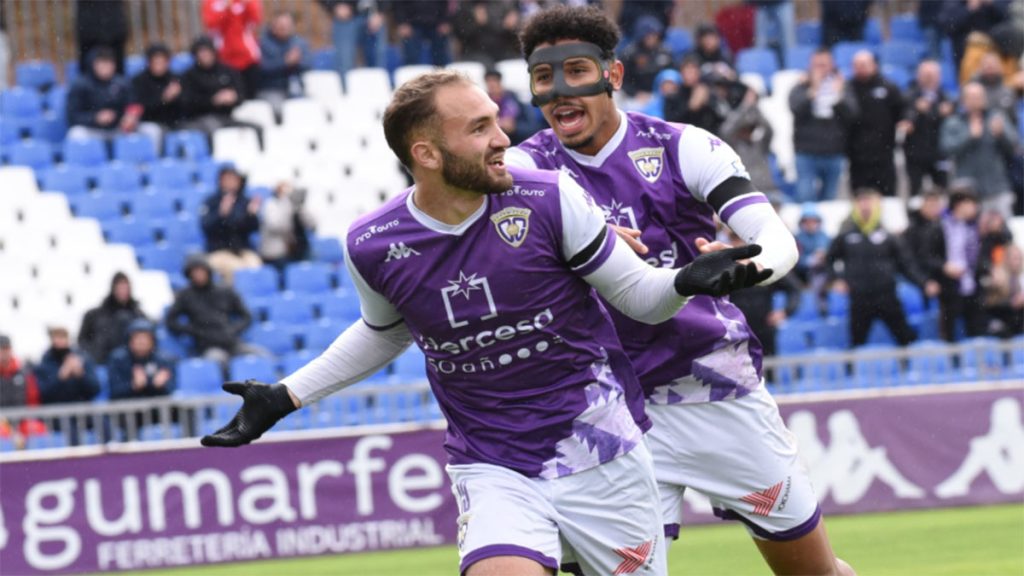 Celebración de un gol del Dépor Guadalajara. Foto: @deporguada