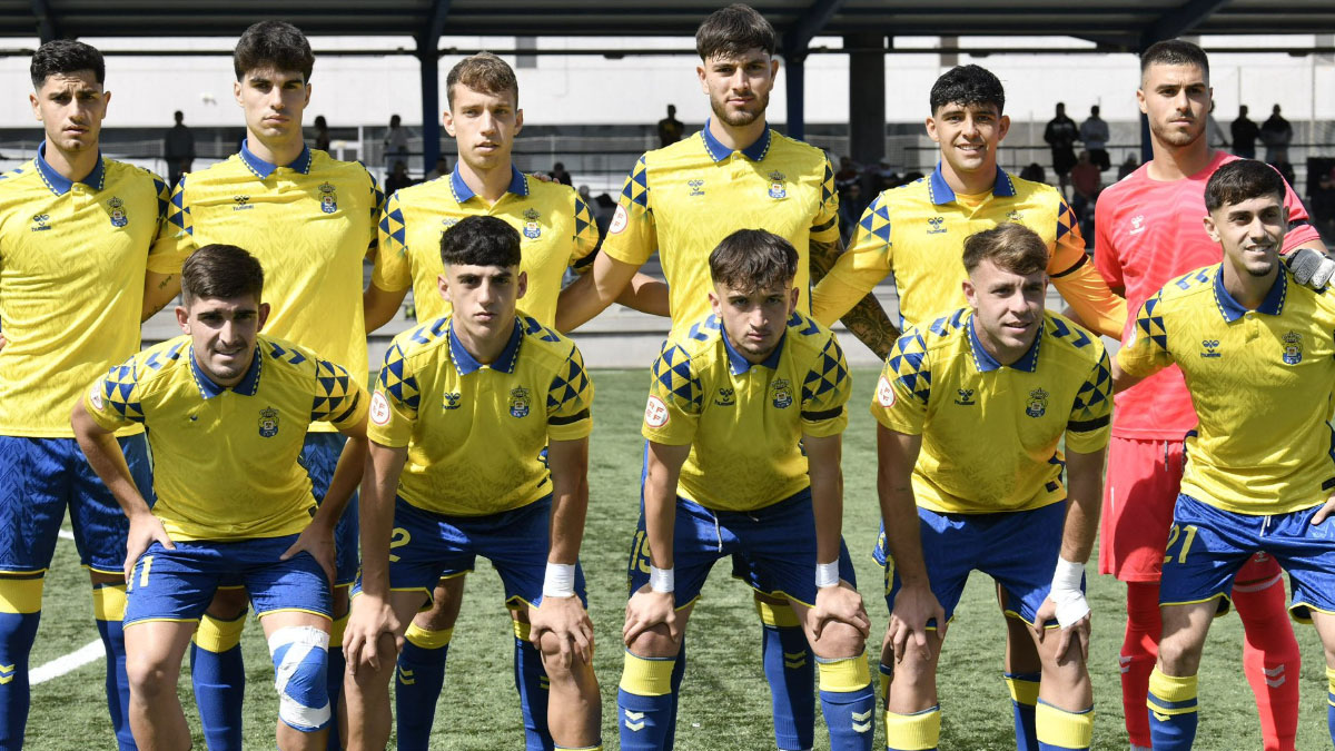 Once de Las Palmas Atlético. Foto: UDLP.
