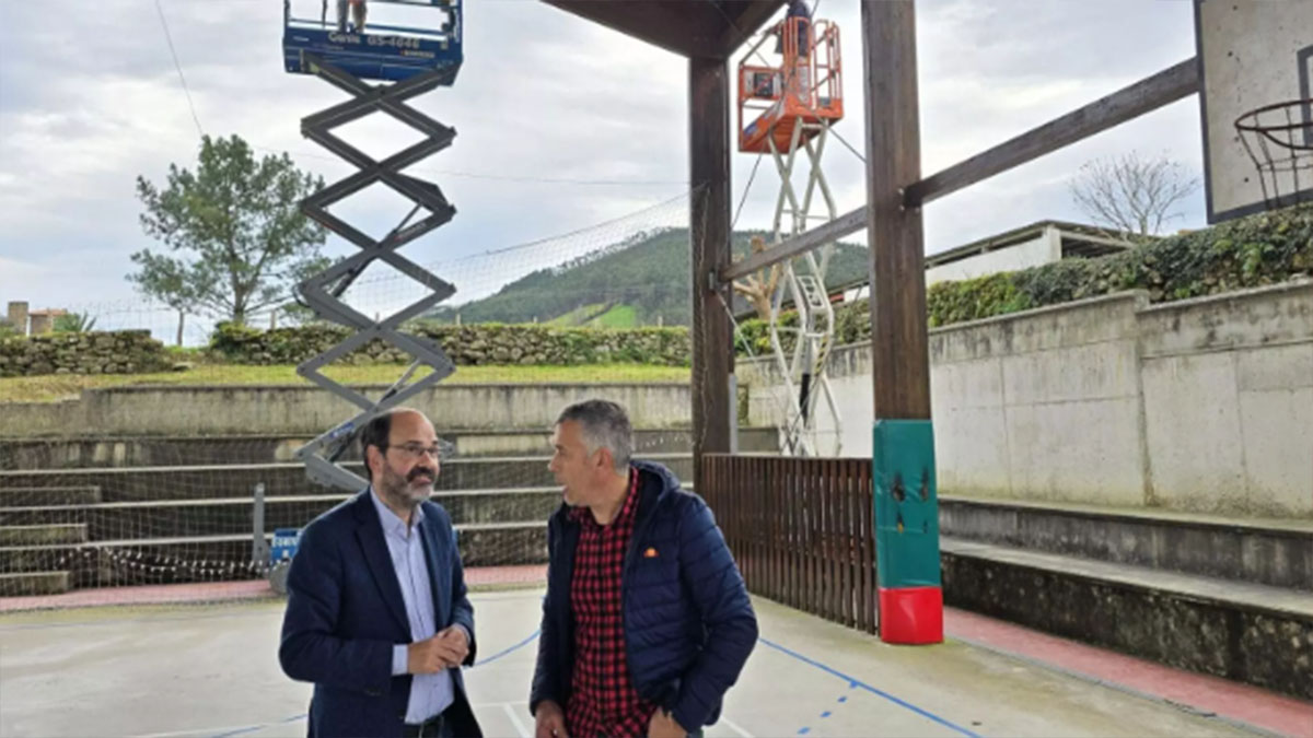 Pista cubierta Jesús Velarde de Torrelavega. 