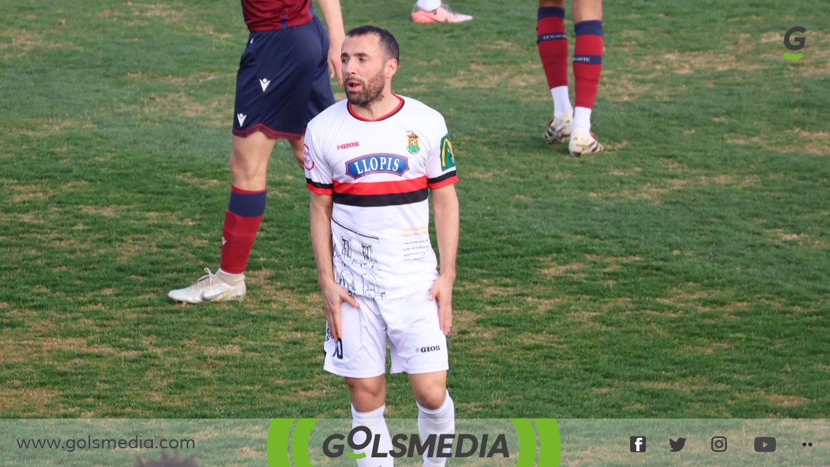 Javi Salero, jugador del FCJ Español. 
