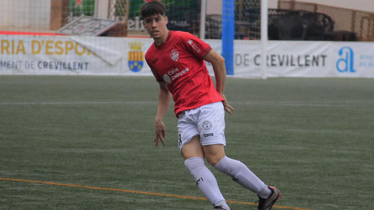 Pau Sanchis, jugador del Ontinyent 1931 CF. Foto: club.