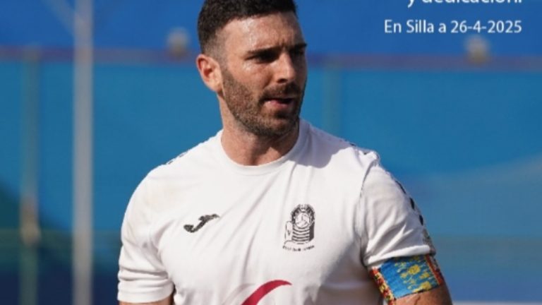 Óscar Gomis, jugador del Silla CF.