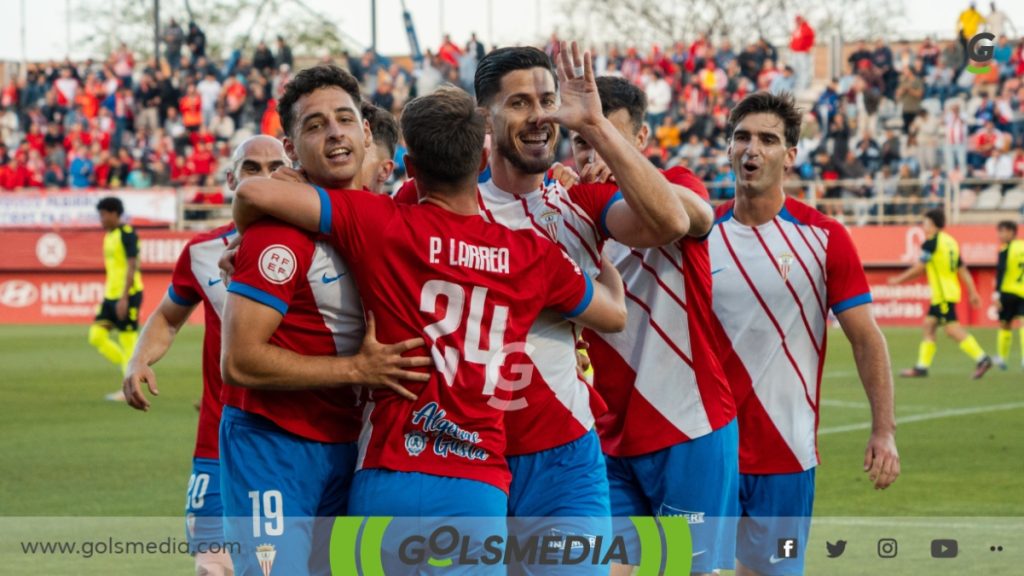 Celebración de un gol del Algeciras CF. Foto: Algeciras CF.