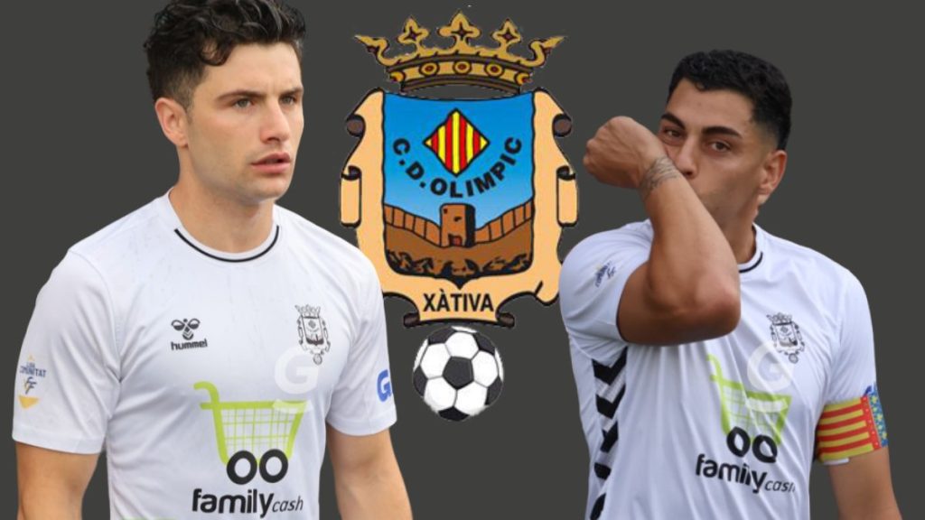 Lucho y Carles Vidal, capitanes del CD Olímpic.