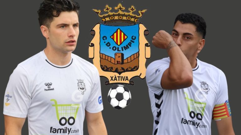 Lucho y Carles Vidal, capitanes del CD Olímpic.
