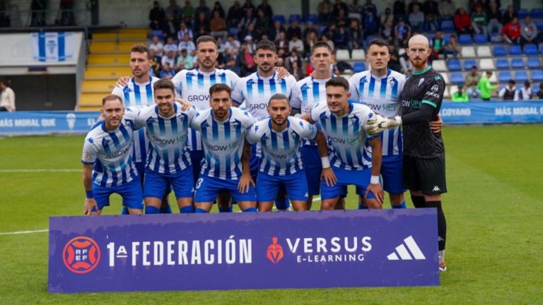 Once del CD Alcoyano en la liga. Foto: CD Alcoyano.