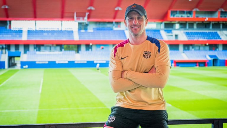 Juliano Beletti, entrenador del Barça Atlètic. Foto: Club.