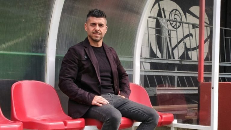 Obu, nuevo entrenador del CD Laredo. Foto: club.