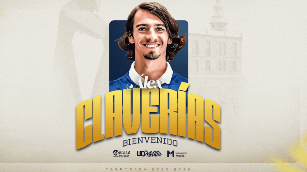 Claverías, fichaje de la UD Melilla. Foto: Club.
