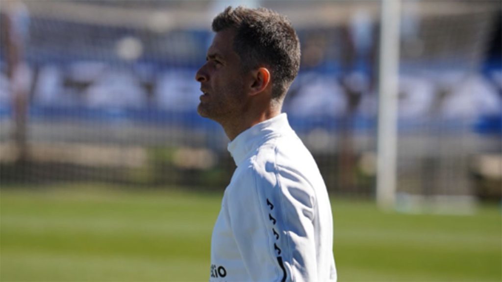 Diego Nohales, entrenadores del Fuenlabrada. Foto: CF Fuenlabrada.