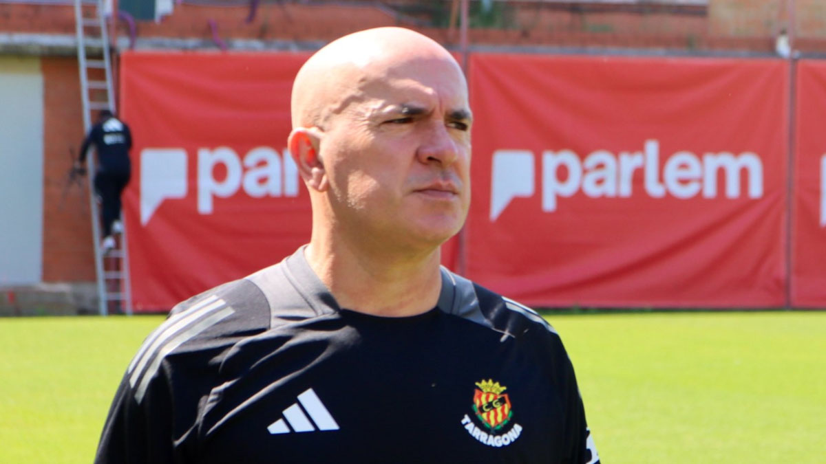 Luis César Sampedro, entrenador del Nàstic. Foto: club.